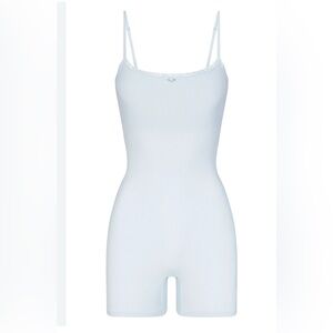 Skims Soft Lounge Lace Onesie in Celeste size Large